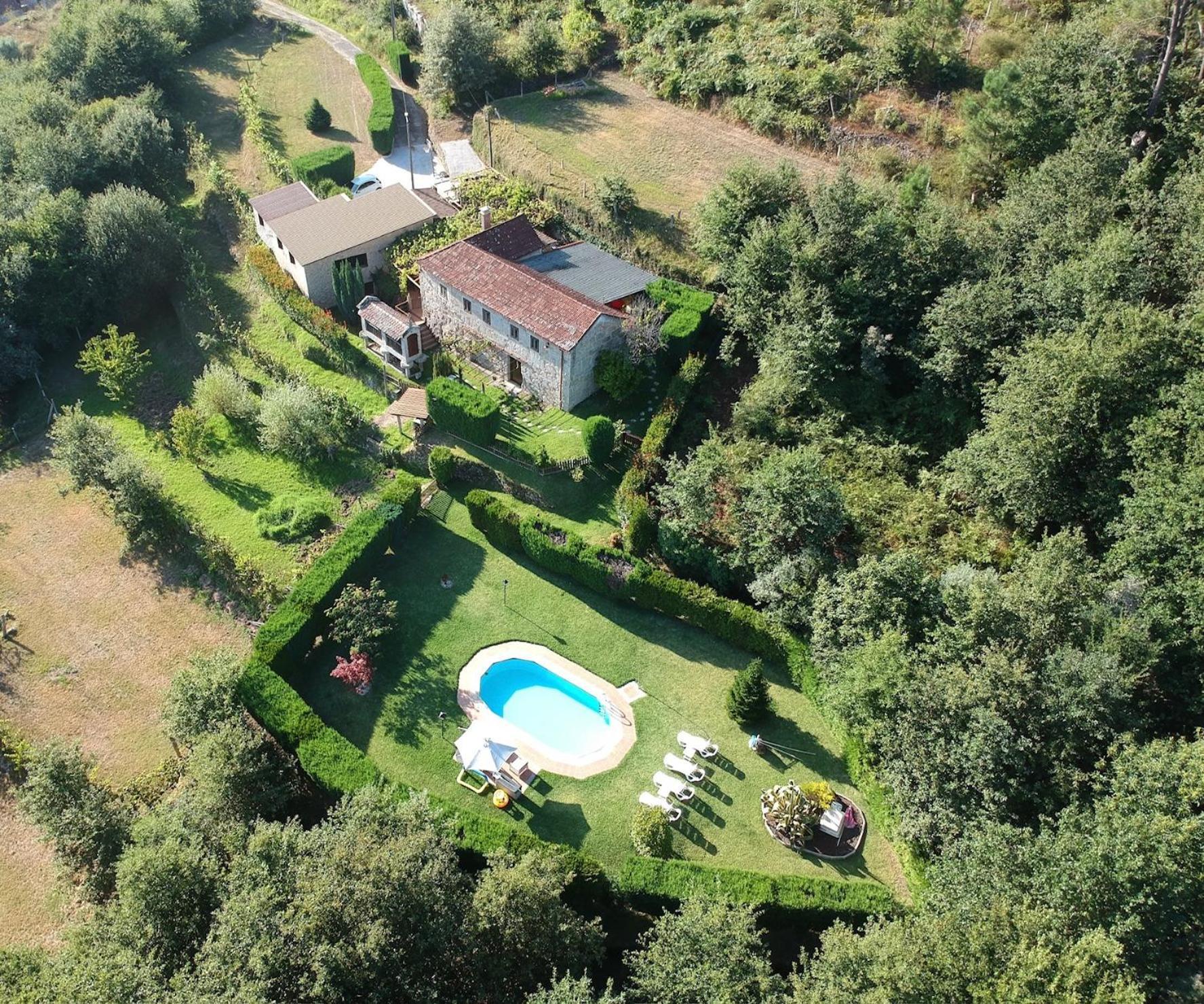 Casa Rural O Carballo Da Pedra La Caniza Exteriér fotografie